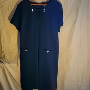 Tommy Hilfiger Black Scuba Dress